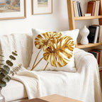 OBSEDE Golden Leaf Illustration Decorative Throw Pillow Covers 18 × 18 in - Image 8