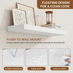 fuqing Floating Shelves for Wall, Wall Mounted Wood Floating Shelf - Image 5
