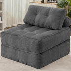 HABUTWAY Folding Sofa Bed, Convertible Sleeper Chair Bed w/Dual-Pillow & Handle by HABUTWAYMakeYourLifeComfortable