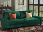 EASE MOOSE 88.5" Large Seat Velvet Loveseat Sofa, Soft Deep Seat Couches - Image 3