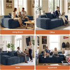 83.5" Boneless Loveseat Couch, Cloud Comfy Couches - Image 8