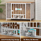 Easycom Foldable Large Dog Crate Furniture, 41.3" Assembly-Free Dog Crates - Image 4