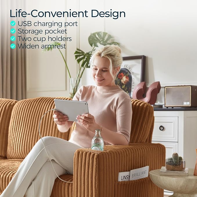 LINSY HOME Sectional Sleeper Sofa - Image 7