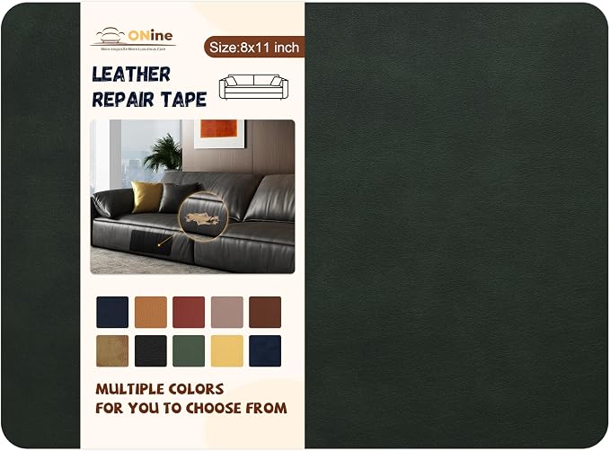 ONine Leather Repair Patch，Self-Adhesive Couch Patch，Multicolor Available by Onine