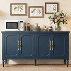 RoyalCraft Buffet Cabinet with Storage, Vintage Sideboard with Adjustable - Image 7
