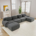 Boneless Sectional Couch, No Assembly Required, 152.7” U Shaped Modular Cloud by ModonChicSofasCouches