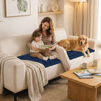 Smiry Couch Cover for Dogs, Non Slip Fuzzy Pet Sofa Covers Washable | Sofa - Image 7