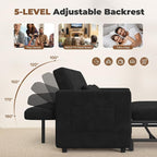 Nebuaegis Sleeper Sofa Bed, 3-in-1 Convertible Pull Out Couch - Image 6
