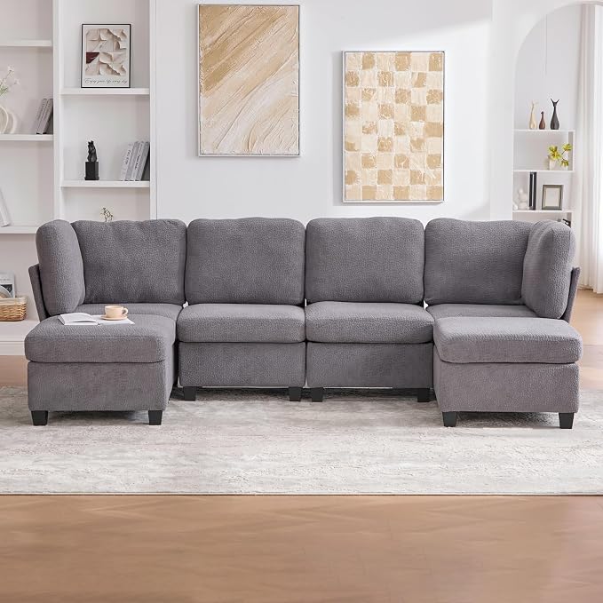 113" Modular Sectional Sofa Couch - Image 8