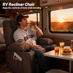 Oversized Swivel Rocker Recliner Chair - Image 6