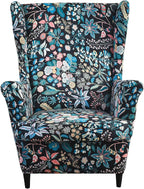 KRFOONN Wingback Chair Covers Slipcovers 2 Piece Stretch Wing Chair Covers by KRFOONN
