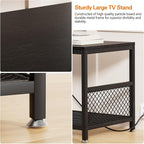 VECELO TV Stand with Power Outlets - Image 4