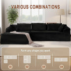 Korser 110" L-Shaped Modular Sectional Sofa - Image 3