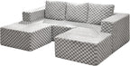 Hobestluk Modular Sectional Sofa Memory Foam Couch Oversized Sectional Sofa - Image 9