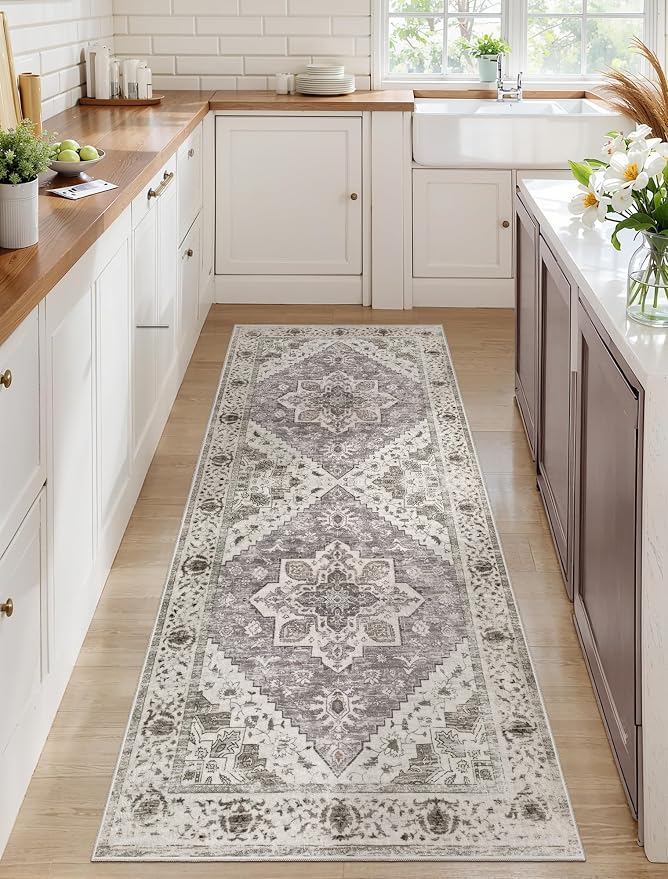 SERISSA 2x5 Washable Non Slip Boho Runner Rug - Image 6