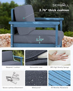 SERWALL 2 Pieces Single Cushioned Lounge Chair - Image 3
