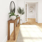 Plank+Beam Modern Solid Wood Console Table, 56 Inch, Sofa Table, Narrow - Image 5