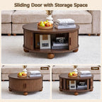 Round Lift Top Coffee Table - Image 4