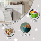 IFGET Double Tilt Out Trash Cabinet, 20 Gallon Farmhouse Laundry Hamper Cabinet - Image 4