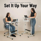 Model 2026 Adjustable Height Rolling Desk - Image 3