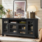 SAVOR LIFE Large Black Sideboard Buffet Cabinet - Image 8