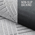 OLANLY Front Door Mat Outside Entrance 47x32, Waterproof Heavy-Duty Doormat | - Image 4