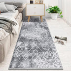 HEBE Hallway Runner Rug 2'x6', Washable Non Slip Kitchen Rug Runner | Soft Boho - Image 7