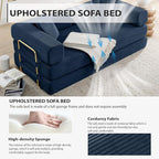4-in-1 Folding Convertible Sofa Bed, 78 Inch Boneless Couch - Image 3