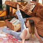 Belffin Modular Sectional Storage Chaise Module - Image 4