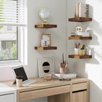 fuqing Floating Shelves for Wall, Wall Mounted Wood Floating Shelf - Image 4