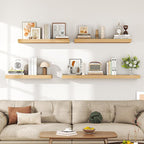 Dreamland 24" Floating Shelves for Wall, Wall-Mounted Shelves for Bedroom - Image 8