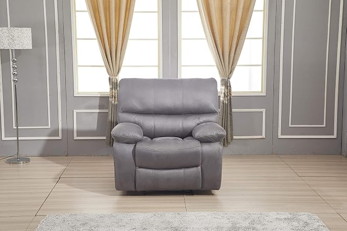 Betsy Furniture Microfiber Reclining Sofa Couch Set Living Room Set 8007 - Image 4