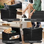 Storage Ottoman Foot Rest Stool - Image 4