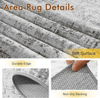 6x9 Ft Large Area Rugs for Living Room, Soft Non-Slip Washable Rugs Modern - Image 6