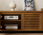 LKTART Mid Century Modern TV Stand, Extendable Entertainment Center - Image 7