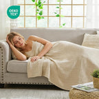 EMME Cotton Muslin Throw Blanket 4 Layer - Image 5