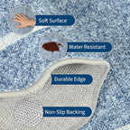 GarveeHome Scalloped Washable 10x13 Rug - Image 5