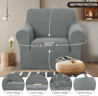 U-NICE HOME Stretch Recliner Chair Cover Armchair Slipcover, 1-Piece Chair cover - Image 3