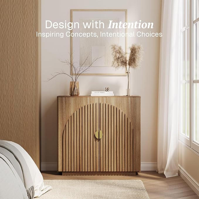 BELLEZE Modular Fluted Sideboard Buffet Cabinet - Image 3