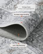 AMADA HOMEFURNISHING 5x7 Area Rugs, Washable Living Room Rug - Image 6