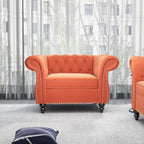 Mid-Century Sofa Chair, Velvet Accent Chair - Image 7