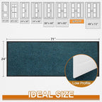 Super Absorbent Front Door Mat, Non-Slip Washable Indoor Doormats, Low Profile - Image 3