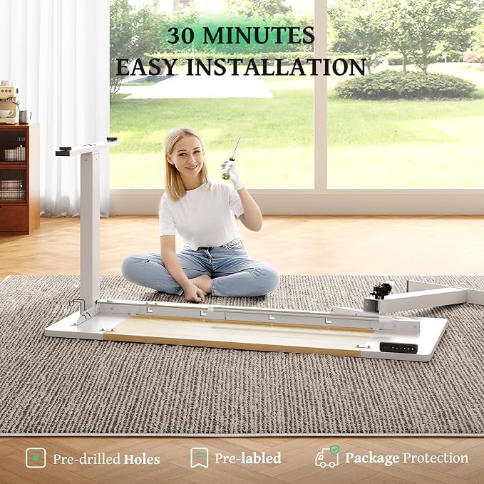SIAGO Electric Standing Desk Adjustable - Image 9