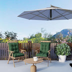 Outdoor Chair Cushions Set of 2, High Back Soft Seat Pad - Image 2