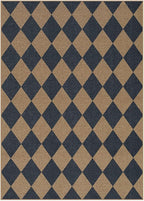 Lahome Checkered Easy Jute 5x7 Outdoor Patio Rug, Living Room Rugs Washable | - Image 7