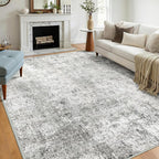 RELEANY Washable 7'x9' Abstract Area Rug - Image 8