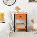 VECELO Nightstands Set of 2, Modern Bedside End Tables, Night Stands - Image 6