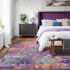RELEANY Washable 6'x9' Abstract Area Rug - Image 3