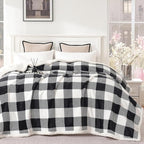 PU MEI Sherpa Fleece Throw Blanket 60" x 80" Reversible Plush Fluffy Large Big - Image 2