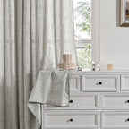 YoungsTex Dark Grey Linen Curtains 72 Inch Length - Image 7